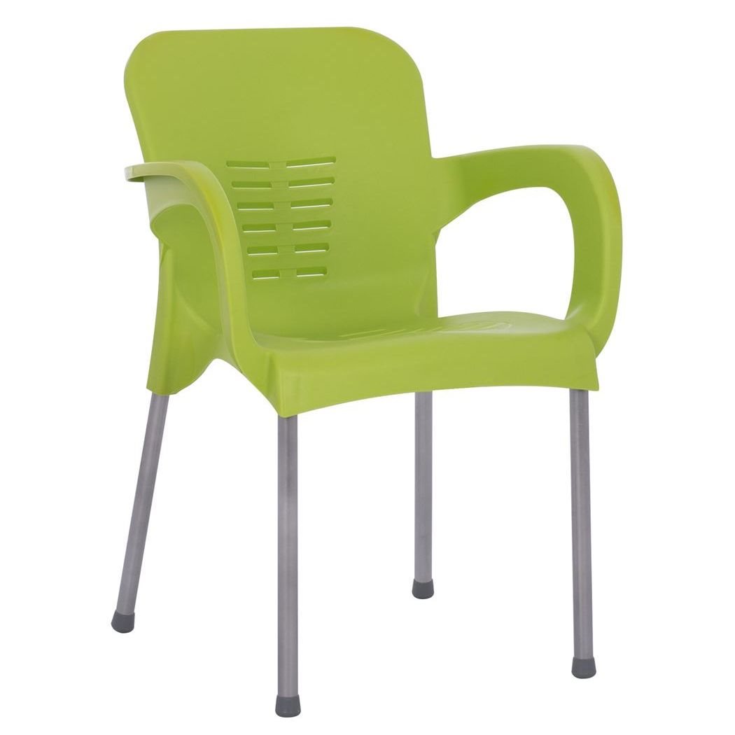 ArteLibre Καρέκλα Κήπου Eco Ανακυκλωμένο PP 60x50x80xcm Πράσινο