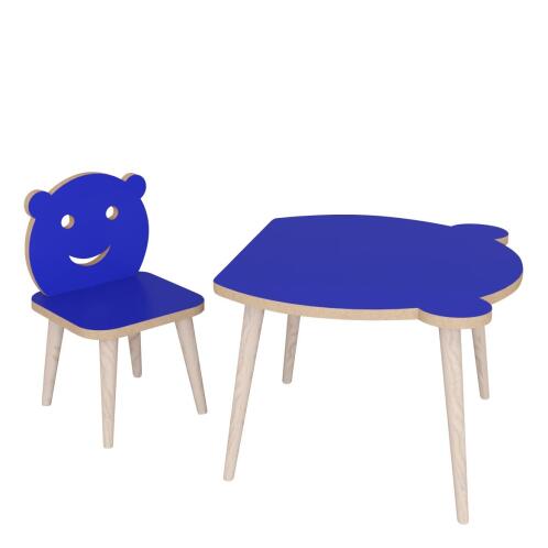 ARTELIBRE Τραπεζάκι Παιδικό AMAHLE Με Κάθισμα Μπλε MDF/Ξύλο 46x50x42cm