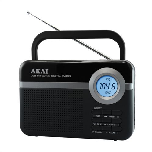 Akai PR006A-471U Ψηφιακό ραδιόφωνο με USB και κάρτα SD