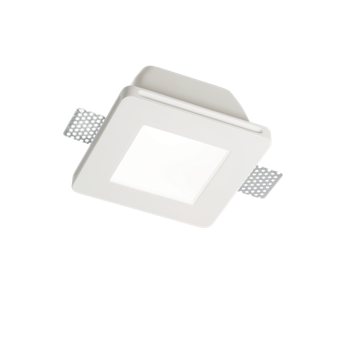 Ideal Lux Downlight Φωτιστικό Χωνευτής Τοποθέτησης Μονόφωτο SAMBA FI1 SQUARE BIG GLASS 150116