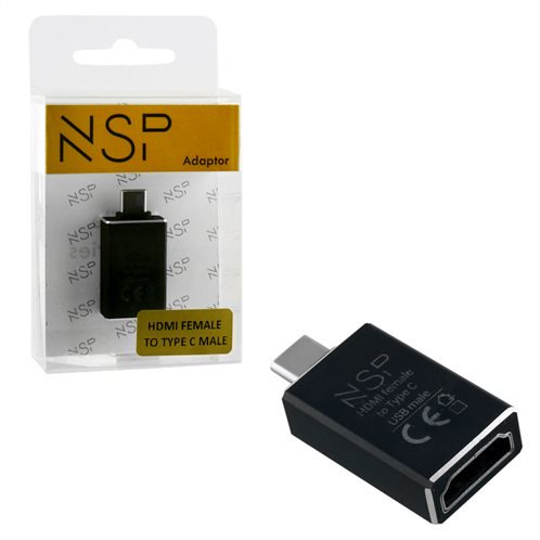 NSP 8247323 Αντάπτορας USB Type-C 3.1 αρσενικό σε HDMI 1.4 θηλυκό - DeX