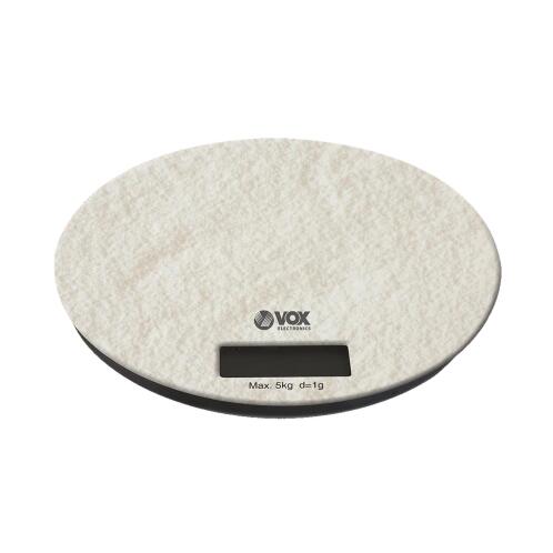 VOX Ζυγαριά Κουζίνας Ψηφιακή 1g/5kg Γυαλί KW 17-09 by ArteLibre