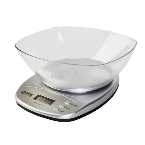 VOX Ζυγαριά Κουζίνας Ψηφιακή 1g/5kg KW 02-01 by ArteLibre Inox
