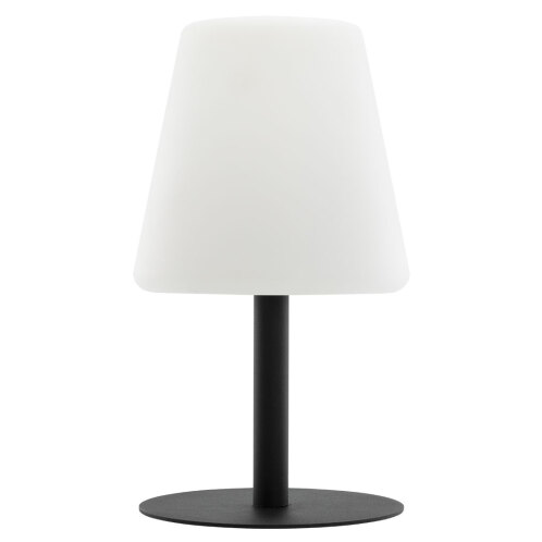 ARTELIBRE Επιτραπέζιο Φωτιστικό LED Φορητό MIMI Με Καπέλο Πίνακας Σημειώσεων Μαύρο/Λευκό Μέταλλο/Πλαστικό 15.5x15.5x27.5cm