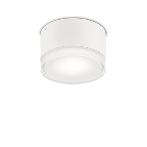 Ideal Lux Φωτιστικό οροφής - Πλαφονιέρα - Σποτ Μονόφωτο URANO PL1 SMALL BIANCO 168036