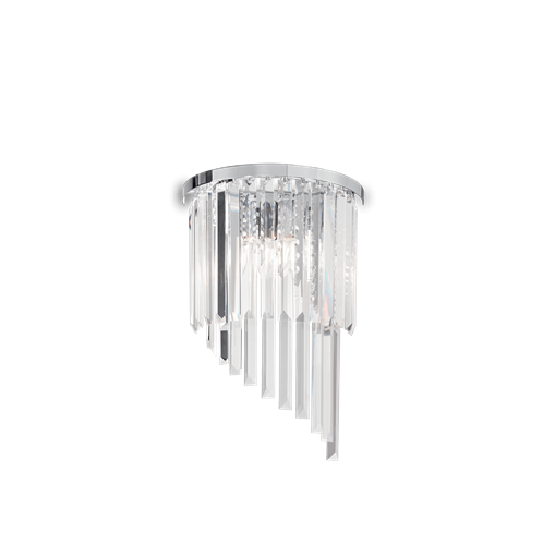 Ideal Lux Φωτιστικό Τοίχου - Απλίκα Πολύφωτο CARLTON AP3 CROMO 168913