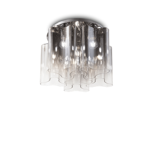 Ideal Lux Φωτιστικό οροφής - Πλαφονιέρα - Σποτ Πολύφωτο COMPO PL6 FUME' 172828
