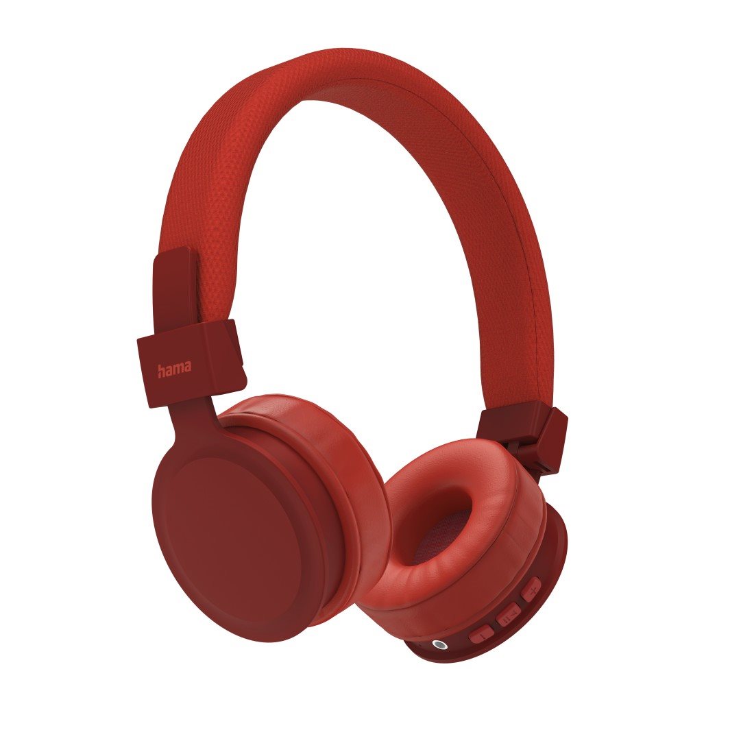 "Freedom Lit" Bluetooth® Headphones, On-Ear, Foldable, with Microphone, red