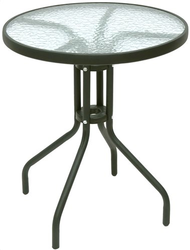 myResort Τραπέζι Μεταλλικό Κήπου Στρογγυλό Ανθρακί 189-9464 60x60x72cm