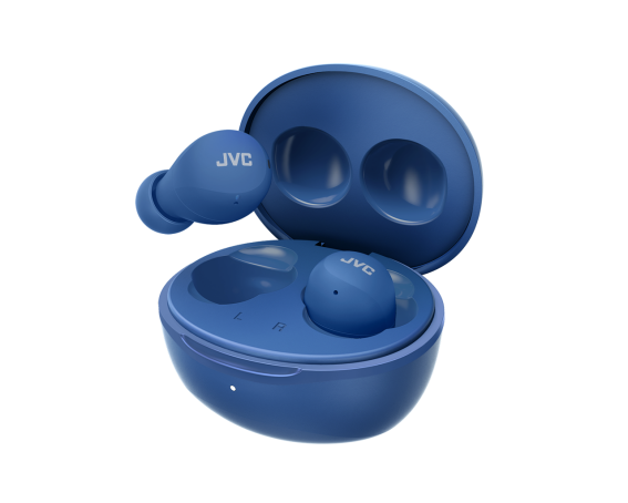 JVC Ακουστικά Earbuds True Wireless BT Gumy HAA6TAU Μπλε