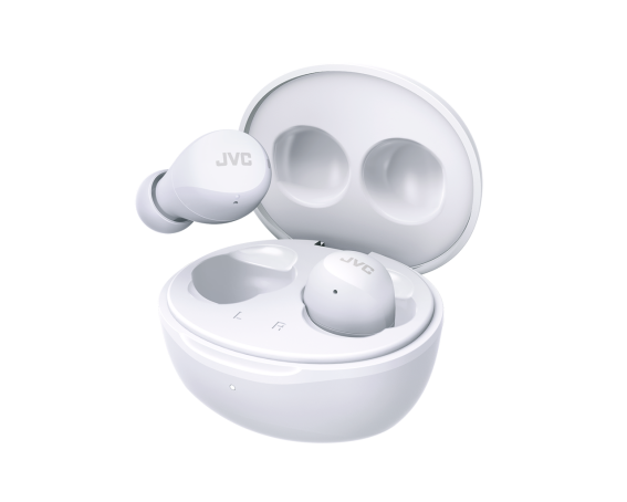 JVC Ακουστικά Earbuds True Wireless BT Gumy HAA6TWU Λευκό