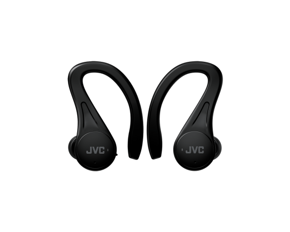 JVC In-ear Bluetooth Handsfree Ακουστικά με Θήκη Φόρτισης HA-EC25T-BU Μαύρα