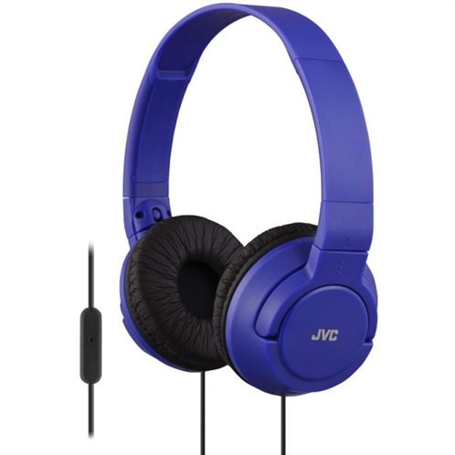 JVC Ακουστικά Κεφαλής on-ear με μικρόφωνο HASR185A Μπλε