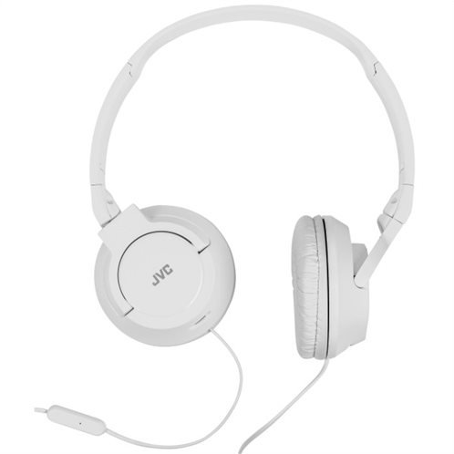 JVC on-ear Ακουστικά Κεφαλής με μικρόφωνο HASR185W Λευκό
