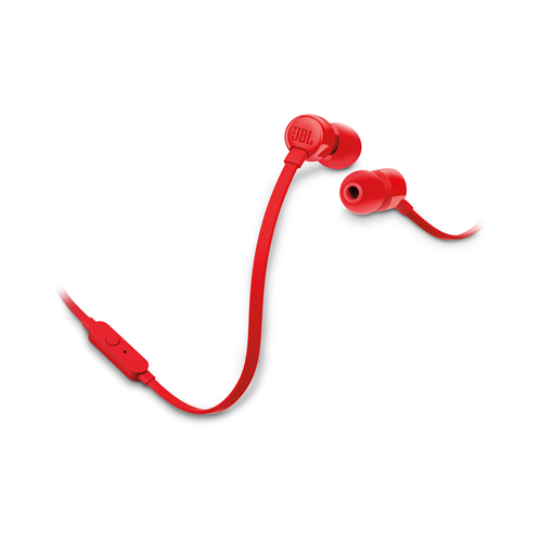 JBL In-Ear Ακουστικά T110 (Red)