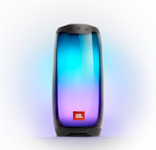 JBL Pulse 4, Bluetooth Speaker (IPX7) with 360 LED light effects (Black)