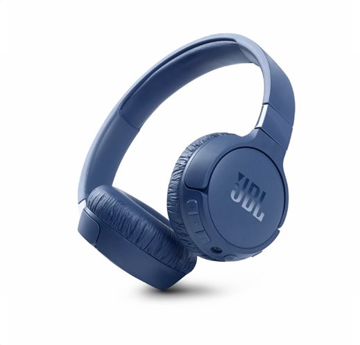 JBL Tune 660NC, On-Ear Bluetooth Headphones, Active Noise Cancelling, (Blue)