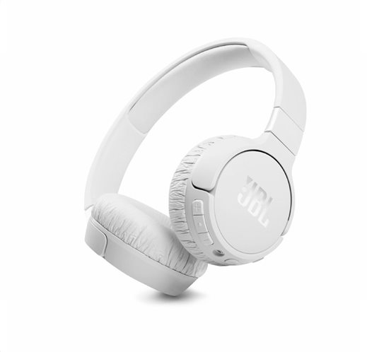 JBL Tune 660NC, On-Ear Bluetooth Headphones, Active Noise Cancelling, (White)