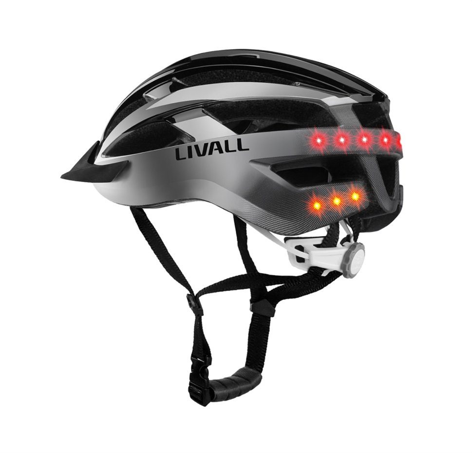 Livall MT1 Smart Cycle Helmet BT RC Stereo Speakers 58-62cm Black