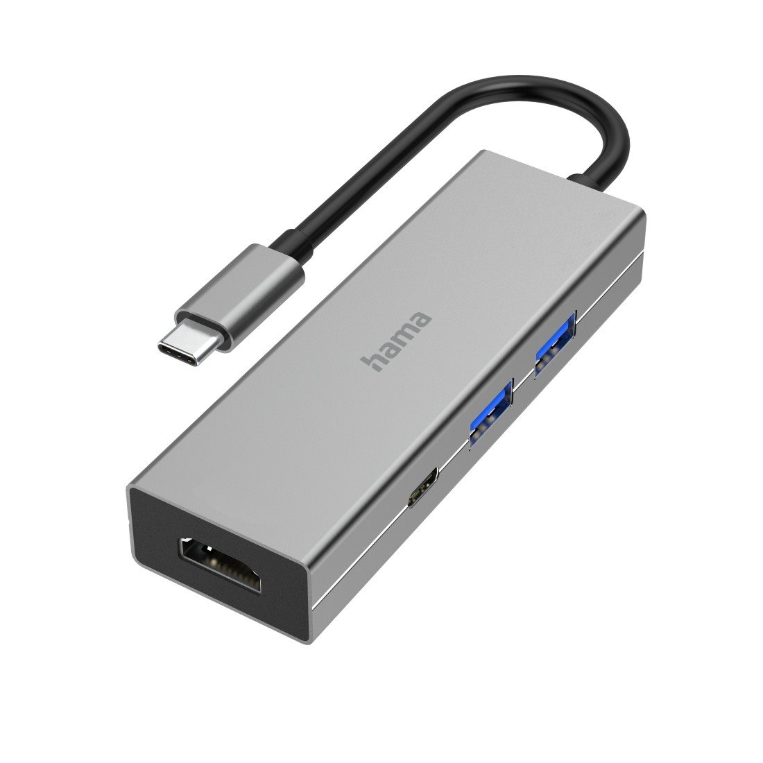 Hama USB-C Multiport Hub 4 θύρών, 2 x USB-A, 1 x USB-C και 1 x HDMI™
