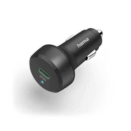 Hama Car Quick Charger, USB-C, Power Delivery (PD) / Qualcomm®, 20 W, Μάυρο