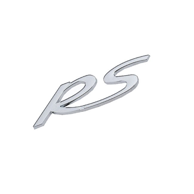 Auto Gs Αυτοκόλλητο Σήμα Χρωμίου 3D "RS" 11x4.5cm 1 Τεμάχιο