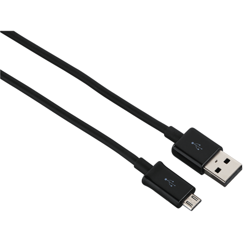 Hama Καλώδιο Φόρτισης/Δεδομένων, Micro-USB, 0.90 m, μαύρο