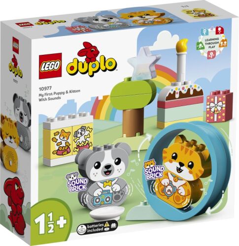 LEGO® 10977 MY FIRST PUPPY & KITTEN WITH SOUNDS