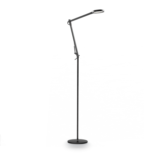 Ideal Lux Φωτιστικό Δαπέδου - Ορθοστάτης Μονόφωτο FUTURA PT1 NERO 204949