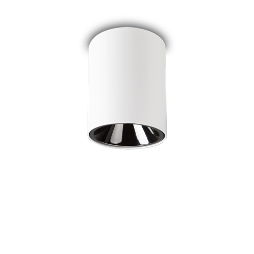 Ideal Lux Φωτιστικό οροφής - Πλαφονιέρα - Σποτ Μονόφωτο NITRO 10W ROUND BIANCO 205991