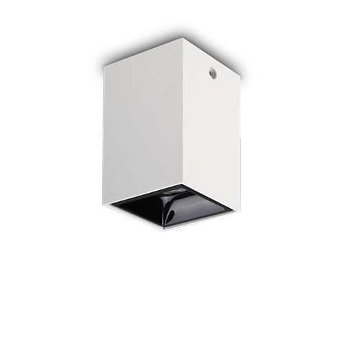 Ideal Lux Φωτιστικό οροφής - Πλαφονιέρα - Σποτ Μονόφωτο NITRO 15W SQUARE BIANCO 206011