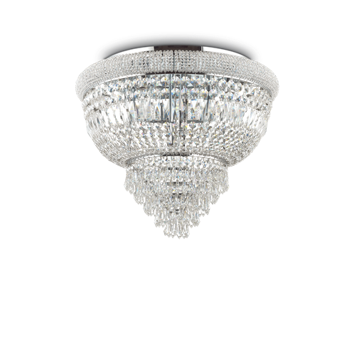 Ideal Lux Φωτιστικό οροφής - Πλαφονιέρα - Σποτ Πολύφωτο DUBAI PL6 CROMO 207186