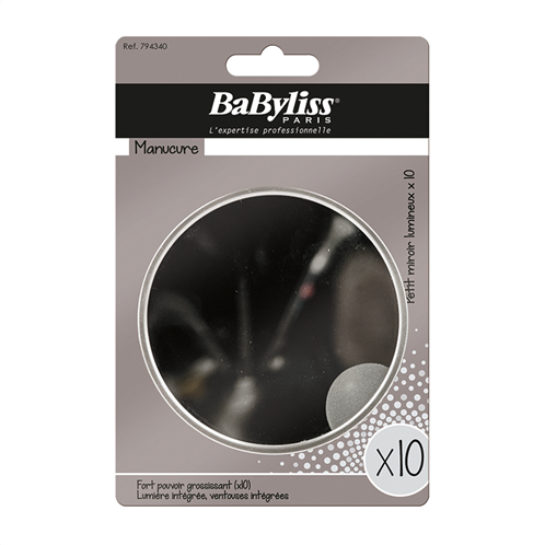 Babyliss Καθρέπτης Ομορφιάς Τσάντας LED Μπαταρίας και Μεγέθυνση x10 794340