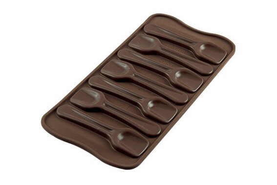 Silikomart Φόρμα Σιλικόνης για 7 Σοκολατάκια Choco Spoon