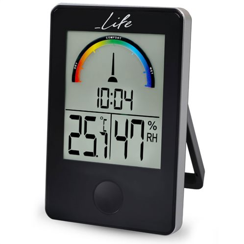 Life Θερμόμετρο & Υγρόμετρο Επιτραπέζιο Εσωτερικού Χώρου WES-100