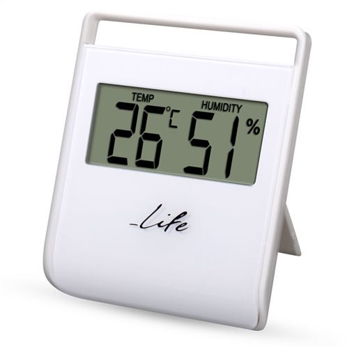 Life Θερμόμετρο & Υγρόμετρο Επιτραπέζιο Εσωτερικού Χώρου WES-102