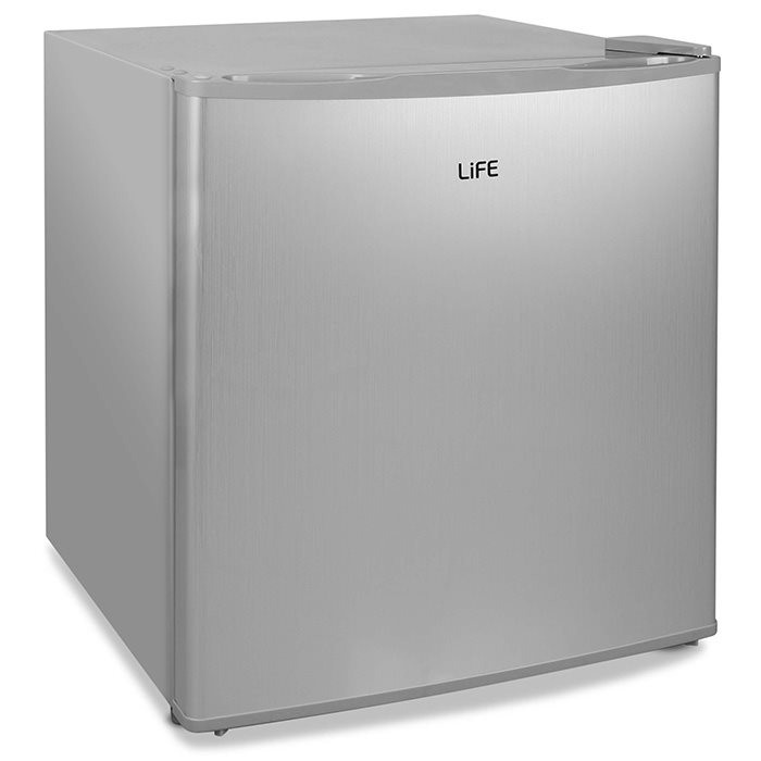 LIFE Ψυγείο Mini Bar 45L, σε ασημί χρώμα. LIFE SUITE Silver