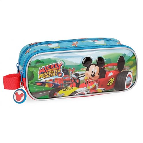 Disney κασετίνα 2 θέσεων 23x9x7cm σειρά Mickey Roadster Racers