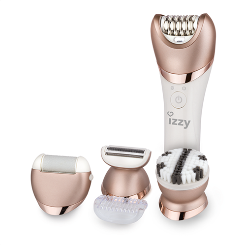 Izzy Αποτριχωτική Μηχανή Epilator για Σώμα Επαναφορτιζόμενη για υγρή και στεγνή αποτρίχωση Lady Care 4-σε-1