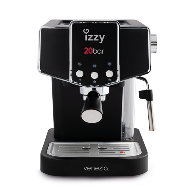 Izzy Μηχανή Espresso 1100W Πίεσης 20bar Venezia με Δοχείο 1.2lt