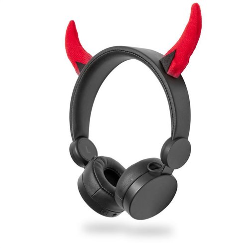 NEDIS On-ear ενσύρματα ακουστικά NEDIS Animaticks Danny Devil, HPWD4000BK