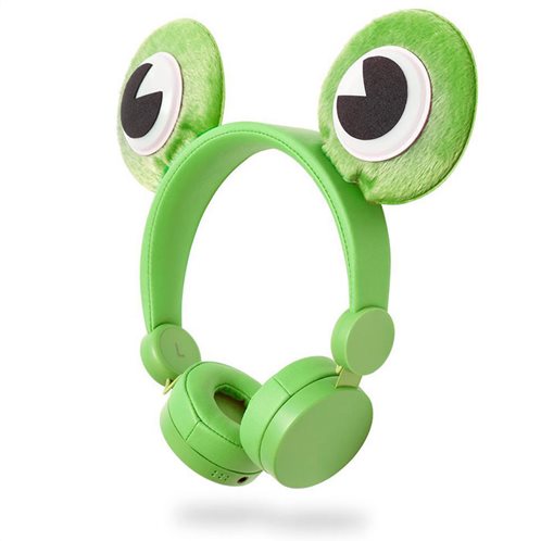 NEDIS On-ear ενσύρματα ακουστικά NEDIS Animaticks Freddy Frog, HPWD4000GN