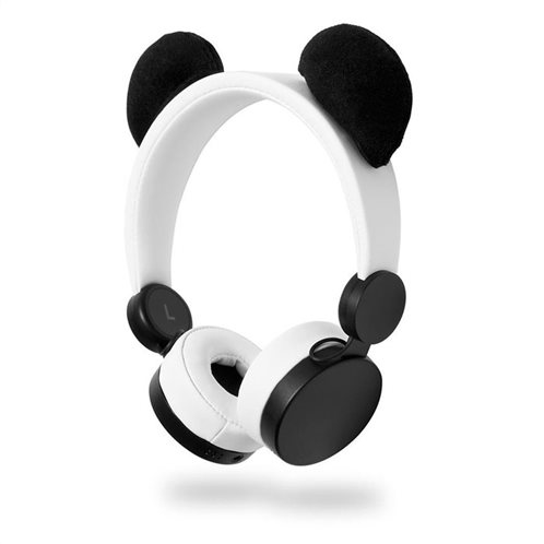 NEDIS On-ear ενσύρματα ακουστικά NEDIS Animaticks Patty Panda, HPWD4000WT