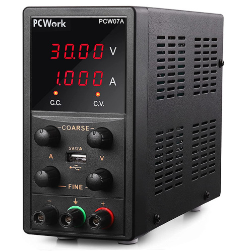 PCWork Εργαστηριακό τροφοδοτικό 0-30 V / 0-5 A. PCWork PCW07A