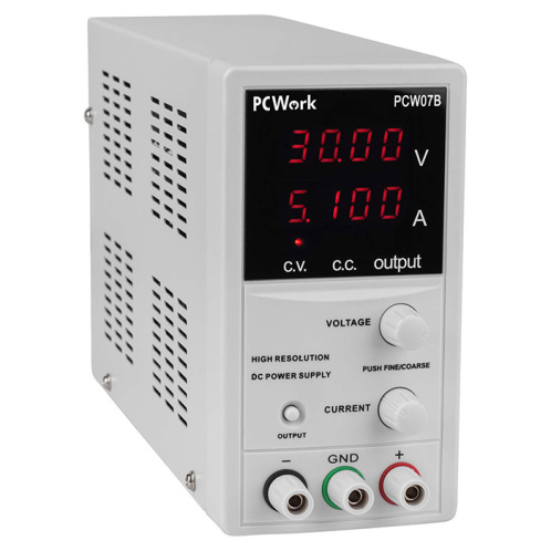 PCWork Τροφοδοτικό εργαστηρίου DC, 0-50 V / 0-3 A. PCWork PCW07B