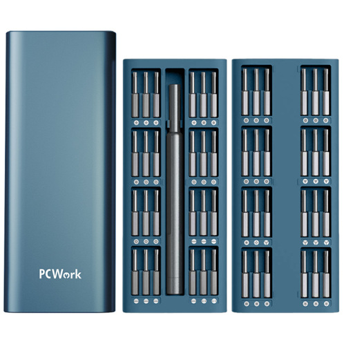 PCWork Σετ κατσαβίδι ακριβείας με 48 ανταλλακτικές μύτες και μαγνητική θήκη μεταφοράς. PCWork PCW08B