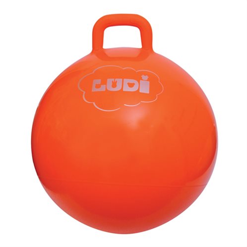 Ludi μπαλα γυμναστικης χοπ-χοπ 55 cm πορτοκαλι