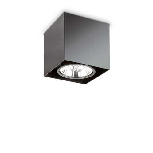 Ideal Lux Φωτιστικό Οροφής Mood Square PL1 D15 GU10 max 1 x 50W Μαύρο