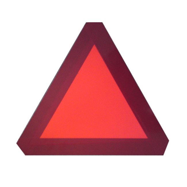 Auto Gs Πινακίδα Αυτοκόλλητη Τρίγωνο Βραδυπορείας 30x30cm 1 Τεμάχιο