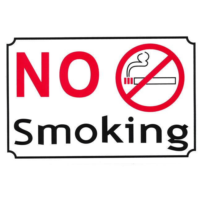 Auto Gs Πινακίδα Αυτοκόλλητη "No Smoking" 30x20cm 1 Τεμάχιο